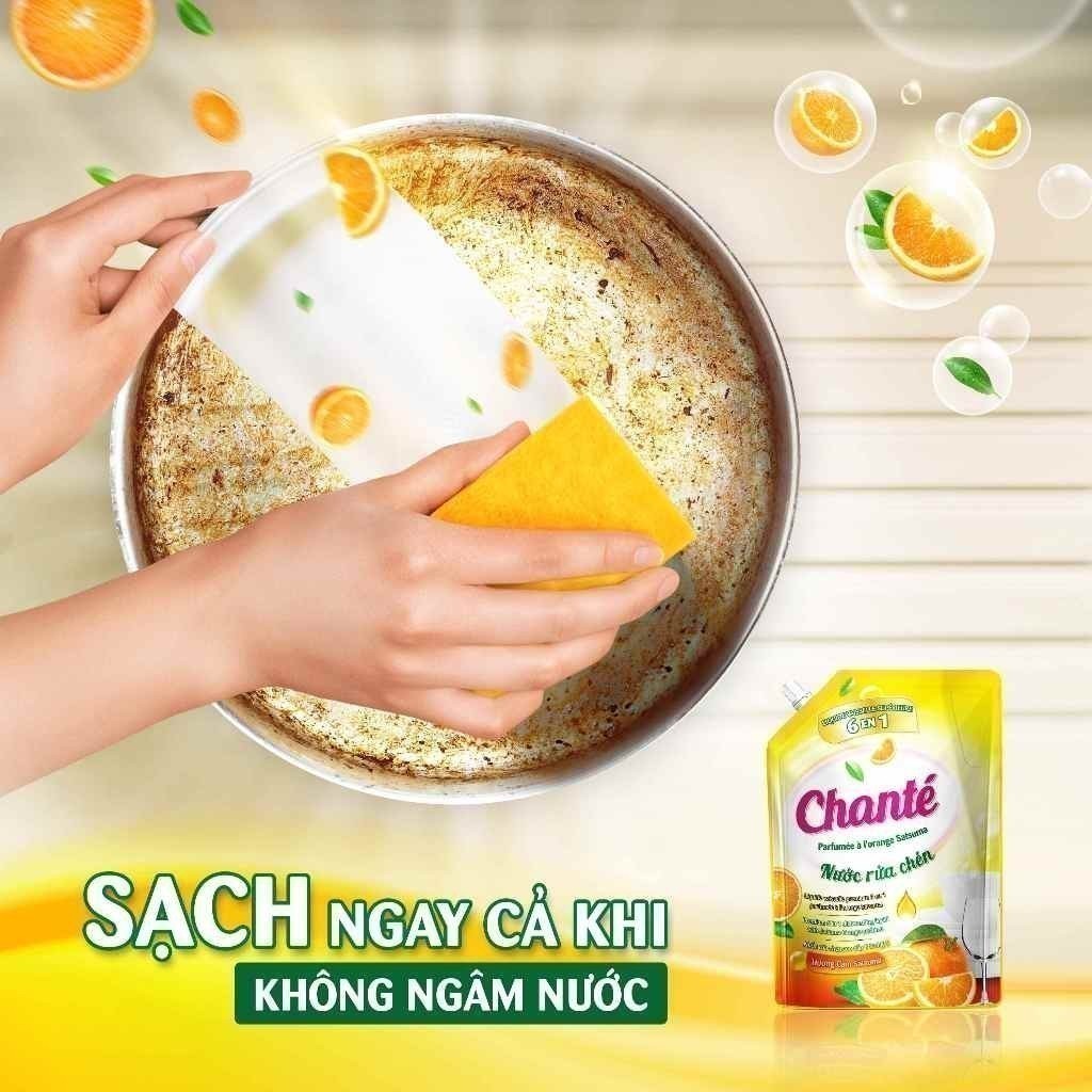 [LS][Chọn loại] Combo 2 Nước rửa chén Chanté túi x 3.2kg