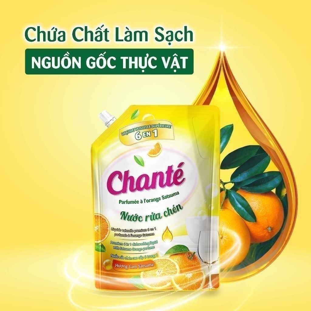 [LS][Chọn loại] Combo 2 Nước rửa chén Chanté túi x 3.2kg