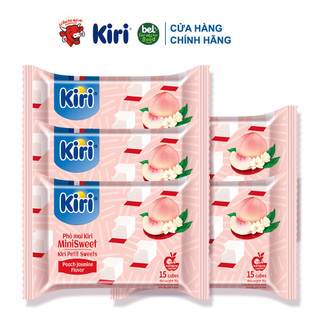 Combo 5 Phô mai Kiri vị đào hoa nhài 15C 78g