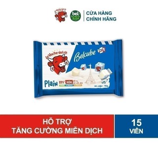 Phô mai vuông Belcube vị Sữa 15C 78Gx15 WA24