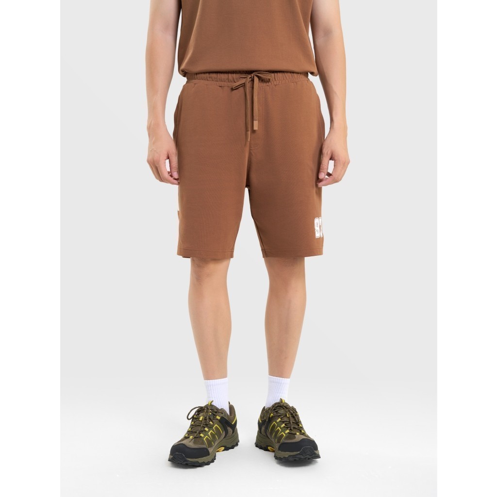 Quần short nam dáng thể thao CANIFA interlock cotton mềm mại thoải mái vận động 8BS25S021