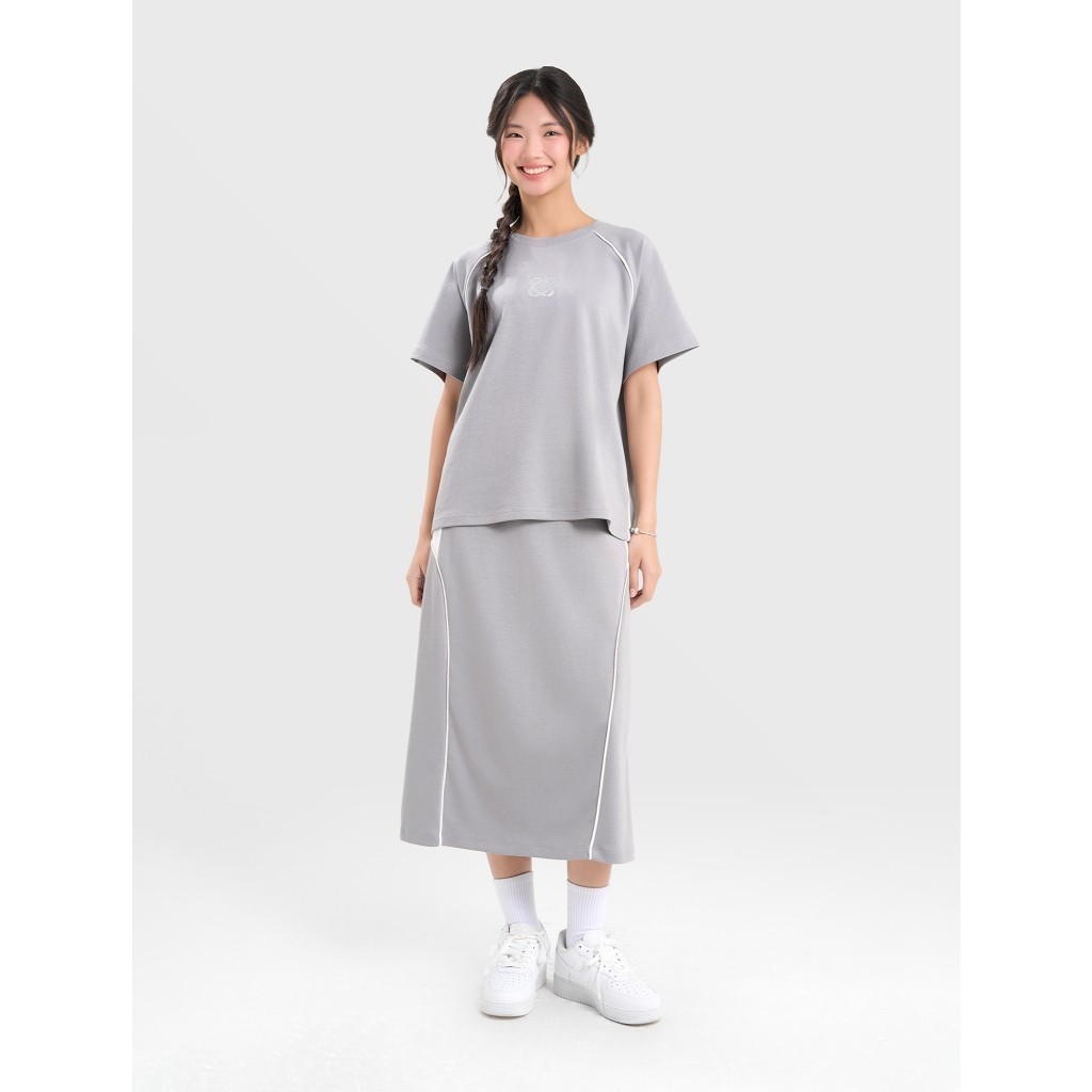Áo phông nữ CANIFA dáng relax với chất liệu mềm mịn 6TS25S018