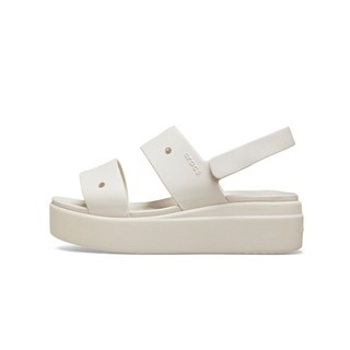 Giày Xăng Đan Nữ Crocs Brooklyn 4U - Stucco - 210676-160