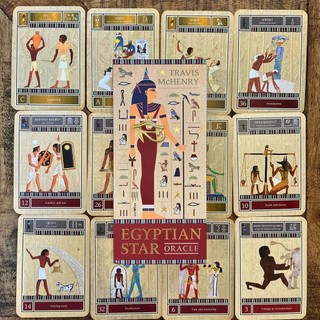 Bộ Bài Egyptian Star Oracle (Mystic House Tarot Shop) - Bài Gốc Authentic Chính Hãng 100%