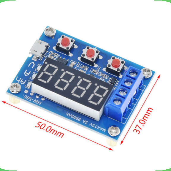 Mạch kiểm tra dung lượng pin 18650 màn hình LED