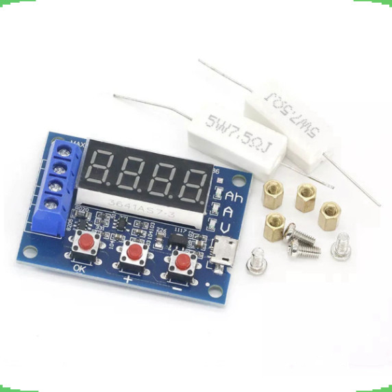 Mạch kiểm tra dung lượng pin 18650 màn hình LED