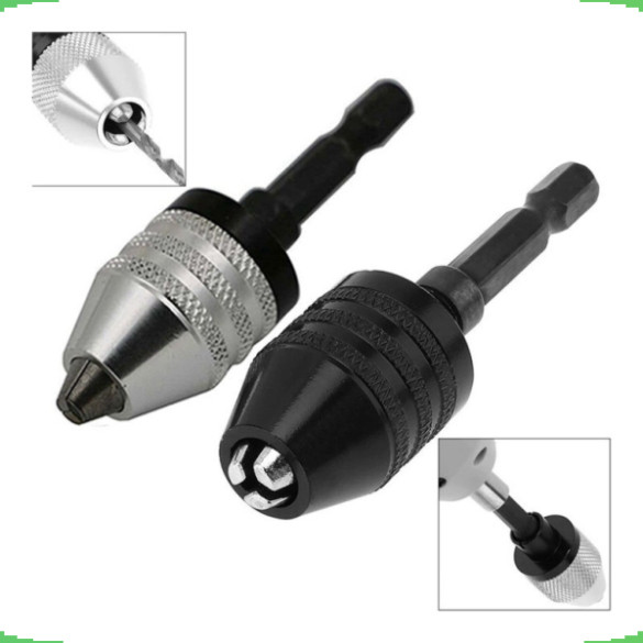 Đầu kẹp mũi khoan mini, Đầu chuyển đổi máy khoan chuôi lục giác
