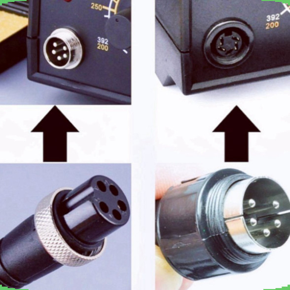 Tay cầm hakko 936/907 jack đực, jack cái