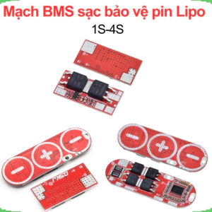 Mạch BMS sạc bảo vệ pin Lithium - Lipo 1S - 4S