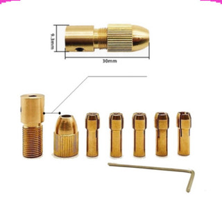 Bộ kẹp mũi khoan bằng đồng thau 5 lõi