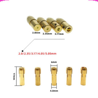 Bộ kẹp mũi khoan bằng đồng thau 5 lõi
