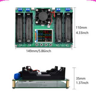 Mạch kiểm tra dung lượng pin 18650, có đế pin - màn hình LCD