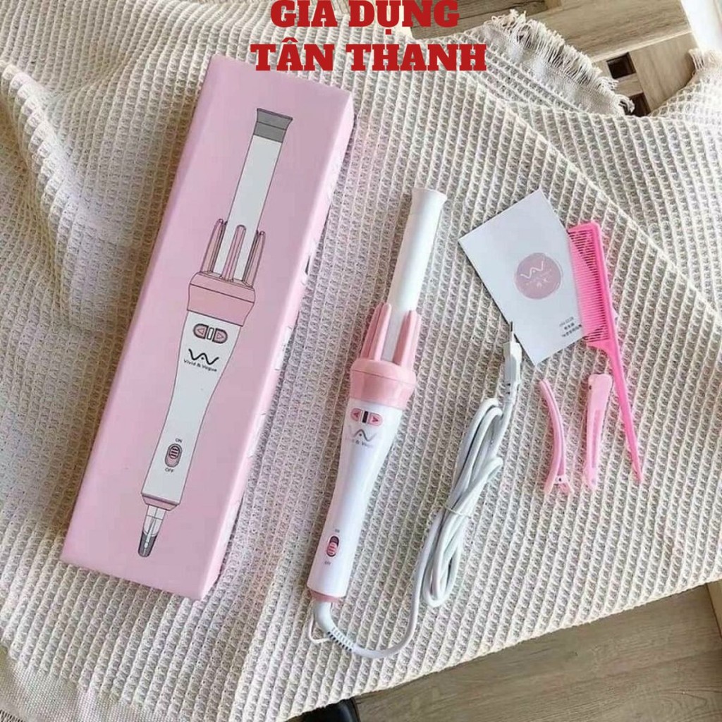 Máy uốn tóc Vivid Vogue 360 tạo kiểu tóc hiện đại và tiện lợi, Máy làm xoăn tóc tự động tự tin xuất hiện mọi lúc mọi nơi