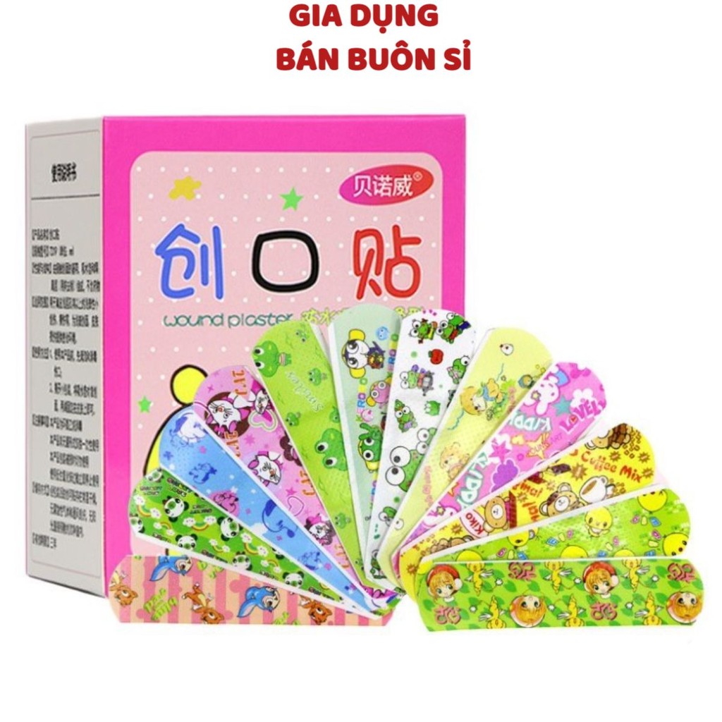 Hộp 100 băng gạc y tế họa tiết T2