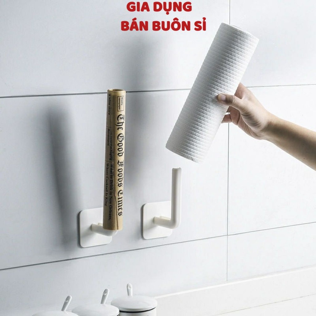 Móc Treo Khăn Giấy Dán Tường Đa Năng T2