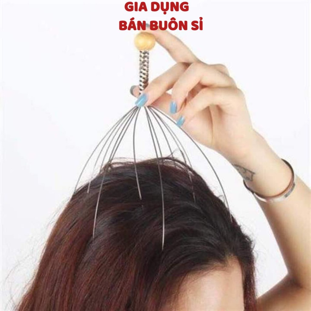 Cây Massage Đầu, Thư Giãn, Ngủ Ngon Sâu Giấc, Tuần Hoàn Máu, Giảm Đau Đầu, Quà Sức Khỏe