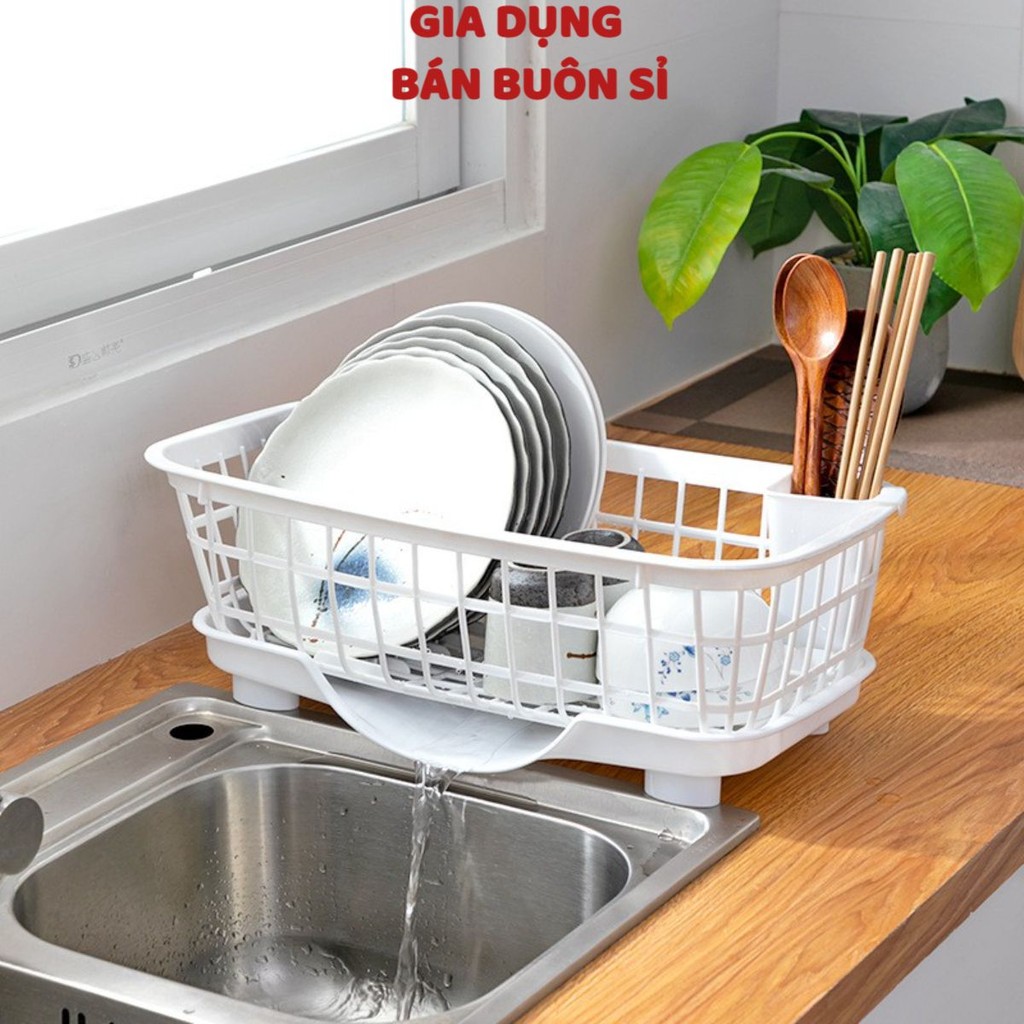 Khay Nhựa Úp Chén Bát Ráo Nước Tiện Lợi T2