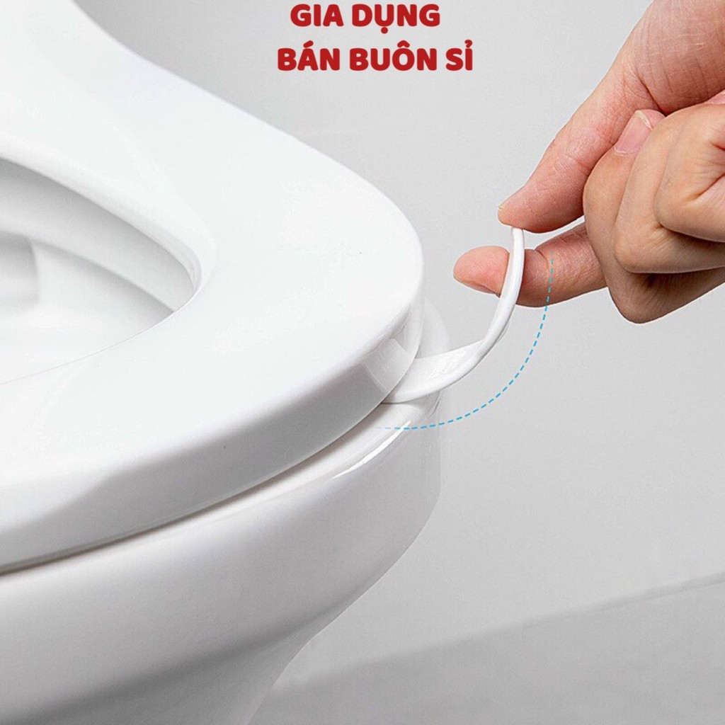 Combo 2 Dây Silicon Mở Nâng Đóng Nắp Bồn Cầu Giữ Vệ Sinh Tay Siêu Tiện Lợi T2
