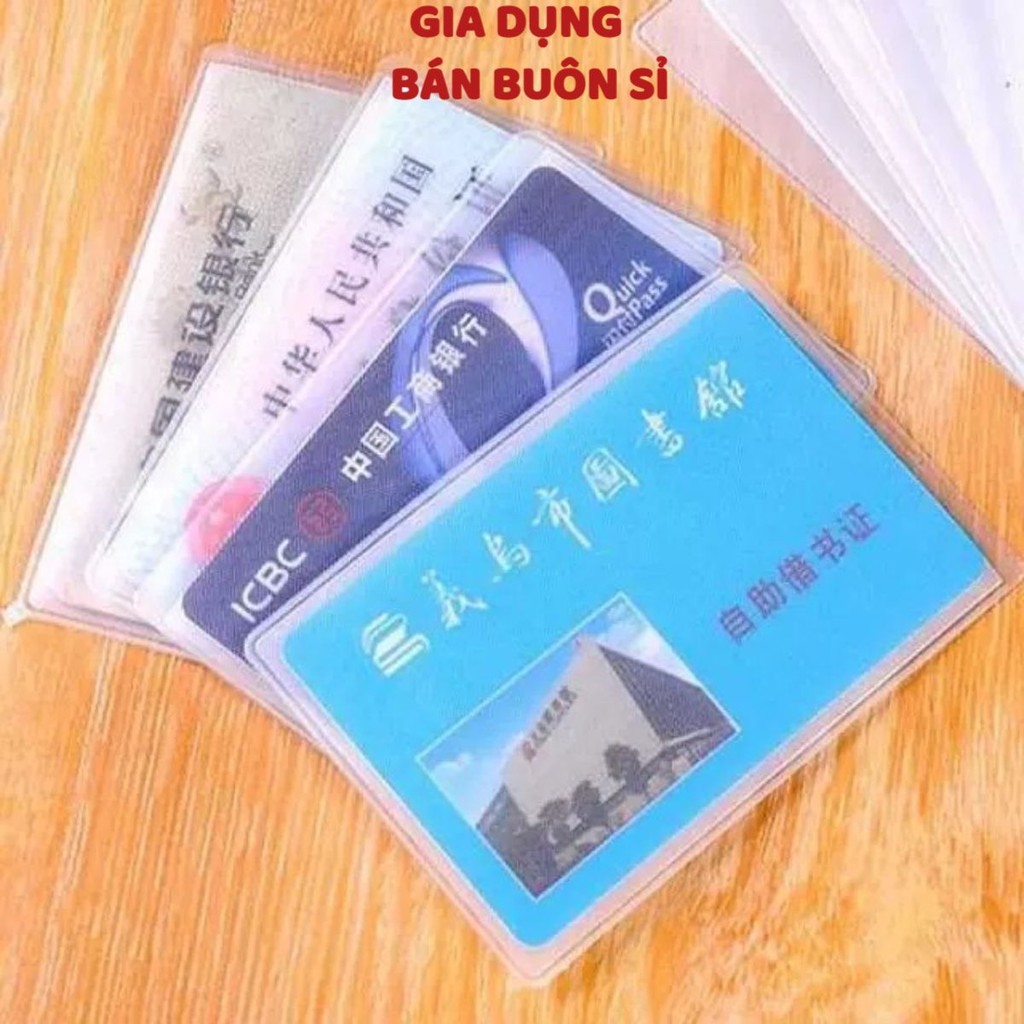 [COMBO 20] Vỏ bọc thẻ ngân hàng, Ví đựng thẻ căn cước, thẻ sinh viên, nhân viên, bảng tên, huy hiệu, đeo thẻ