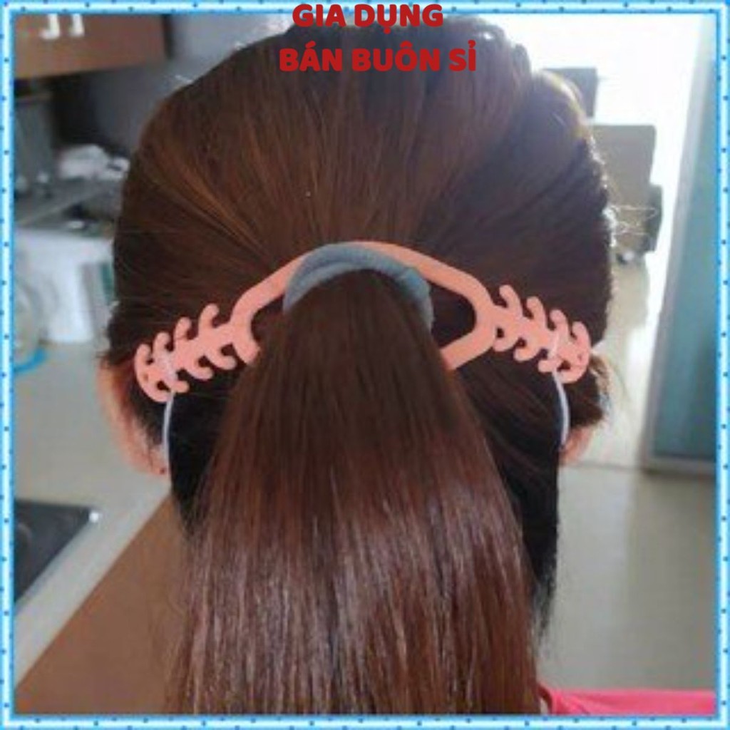 10 Dây đeo khẩu trang Tai giả chống đau tai,điều chỉnh kích cỡ khi đeo khẩu trang loại TỐT MỀM 0 HÔI có lỗ cột buộc tóc