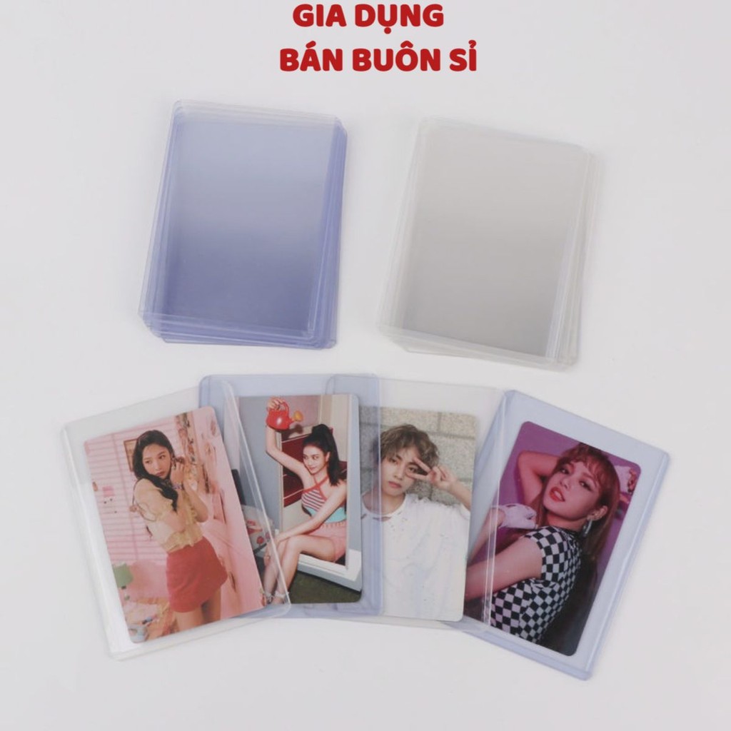 [COMBO 20]Vỏ Bọc Thẻ Căn Cước Thẻ Ngân Hàng Bằng Lái Xe Nhựa Dẻo Trong Suốt