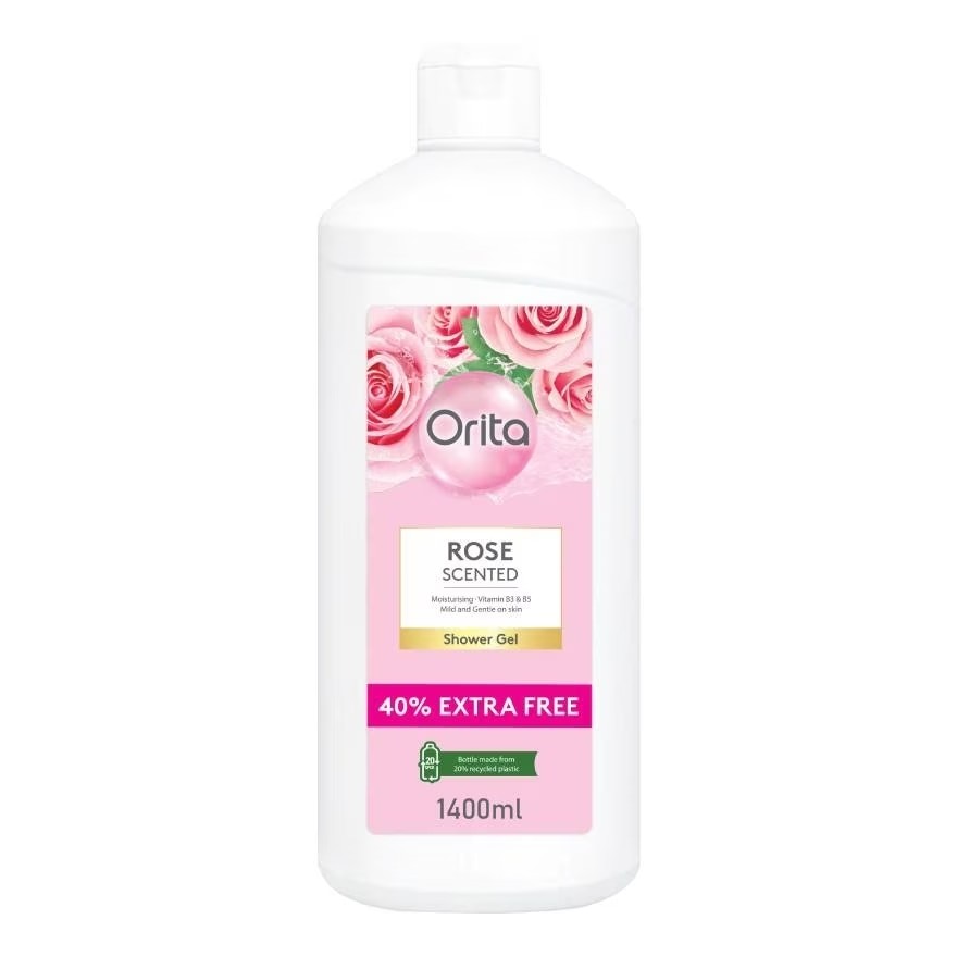Ảnh Gel Tắm Orita Hương Hoa Hồng Shower Gel Rose Scented 1400ml 2