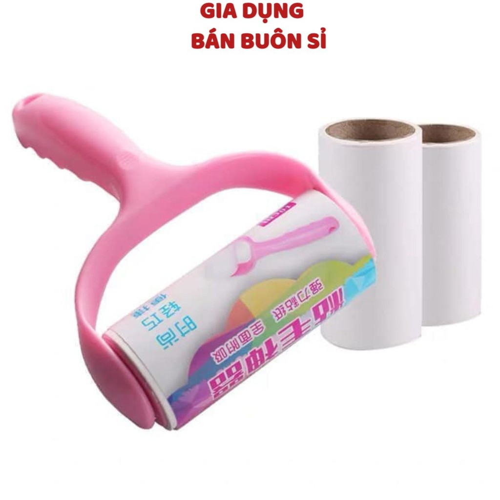 (TẶNG KÈM 2 CUỘN BĂNG LĂN) Cây lăn bụi giường, chăn màn, quần áo, lăn lông thú cưng, có 2 lõi thay thế