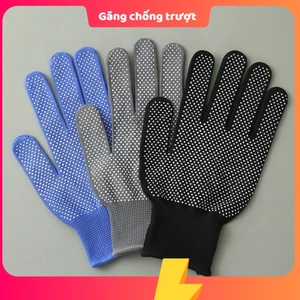 SET 30 ĐÔI Găng Tay Lao Động Có Hạt Cao Su Chống Trơn Trượt Cao Cấp - Găng Tay Bảo Hộ Độ Bám Cao Cho Thợ Cơ Khí