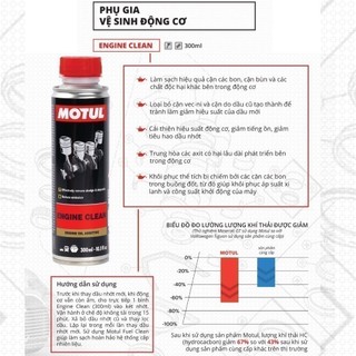 Phụ gia vệ sinh động cơ xe ô tô - ENGINE CLEAN AUTO 300ml