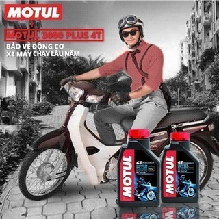 Dầu nhớt xe máy MOTUL 3000 PLUS 4T 20W50 0.8L