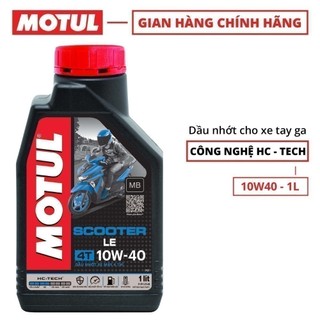Dầu nhớt xe tay ga MOTUL SCOOTER LE 4T 10W40 0.8L