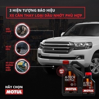 Dầu nhớt xe ô tô MOTUL H-TECH 100 PLUS 5W30 SP 1L