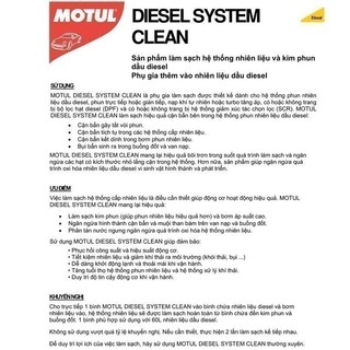 Phụ gia vệ sinh hệ thống nhiên liệu xe ô tô (Dầu) - DIESEL SYSTEM CLEAN 300ml