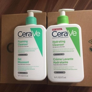 Sữa Rửa Mặt Cerave Bản Pháp Có Bill 236 ML - 473ML