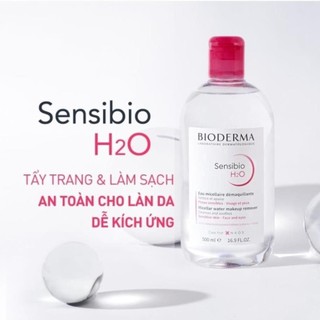 Nước Tẩy Trang Biodermal 500ml Của Pháp Chính Hãng Tẩy Trang Cho Da Dầu Mụn