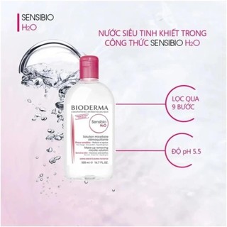 Nước Tẩy Trang Biodermal 500ml Của Pháp Chính Hãng Tẩy Trang Cho Da Dầu Mụn