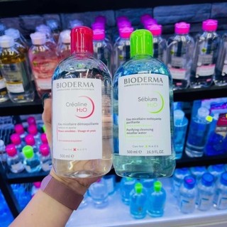 Nước Tẩy Trang Biodermal 500ml Của Pháp Chính Hãng Tẩy Trang Cho Da Dầu Mụn