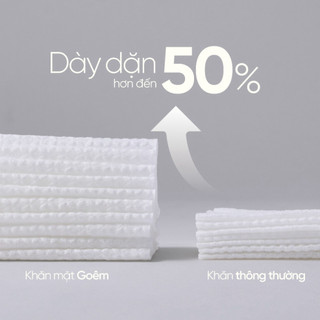 COMBO 2 Hộp Khăn mặt khô 5 miếng đa năng thương hiệu Goêm