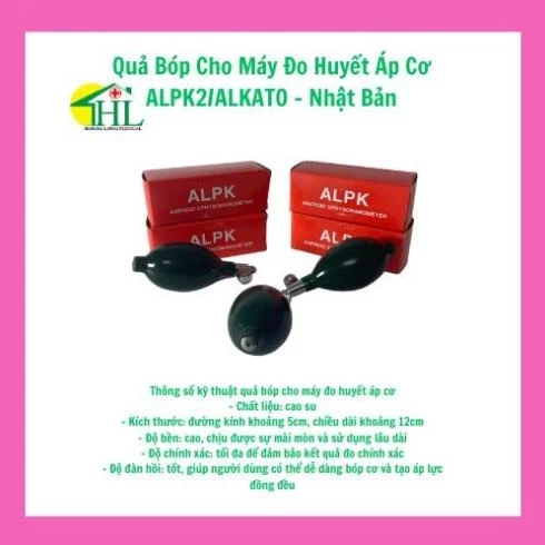 Quả Bóp Cho Máy Đo Huyết Áp Cơ ALPK2/ALKATO - Nhật Bản