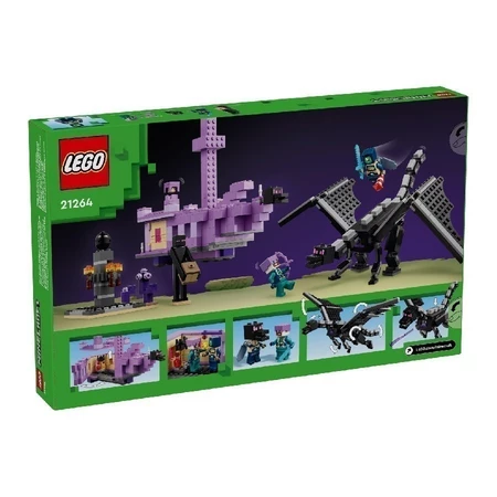 LEGO MINECRAFT 21264  Chạm Trán Rồng Ender Và Con Thuyền End