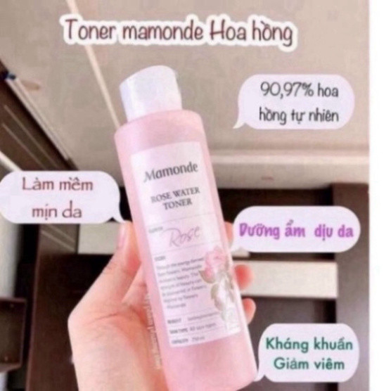 Nước Hoa Hồng Toner Mamonde Làm Sạch Dầu Nhờn Và Ngăn Ngừa Mụn 250ml