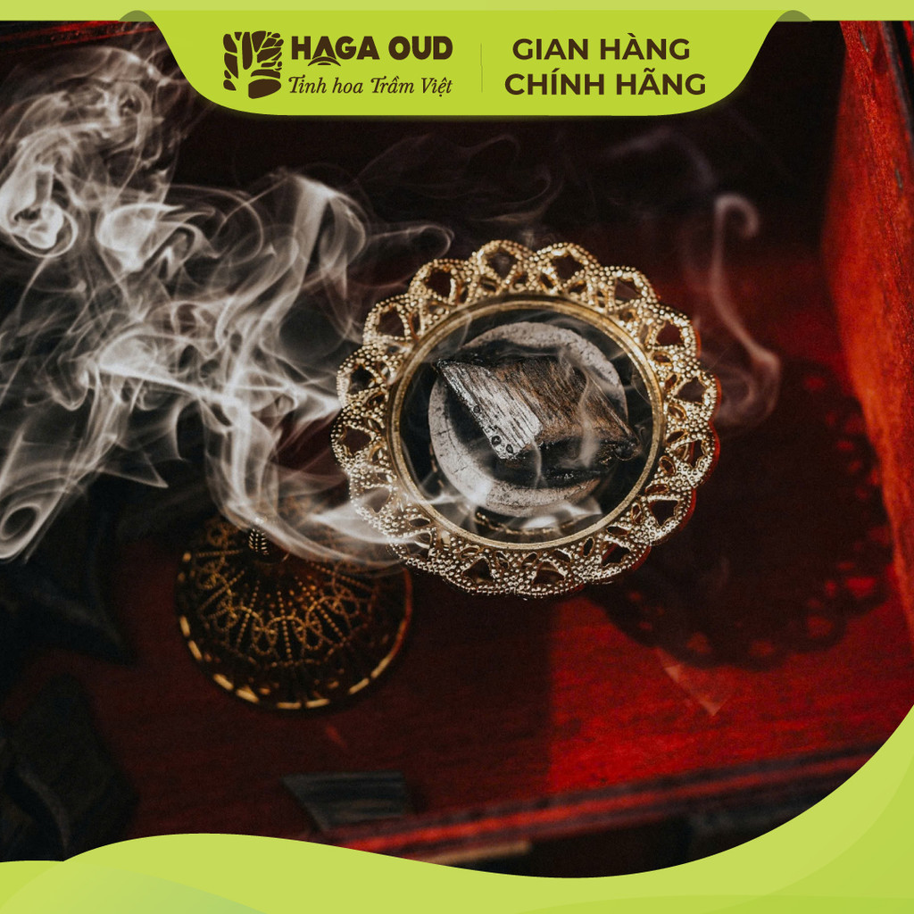 Ảnh Than hoạt tính HAGA, Xông đốt trầm hương, Ít mùi-Ít khói, Mồi lửa nhanh, An toàn sức khỏe-5 viên/gói 4