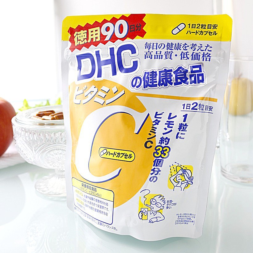 Ảnh Thực Phẩm Bảo Vệ Sức Khỏe DHC Bổ Sung Vitamin C Hard Capsule Viên Nang Cứng 180 viên/túi 1
