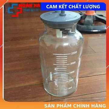 Bình đựng dịch thủy tinh - cho máy hút dịch 2 bình 2500ml các loại