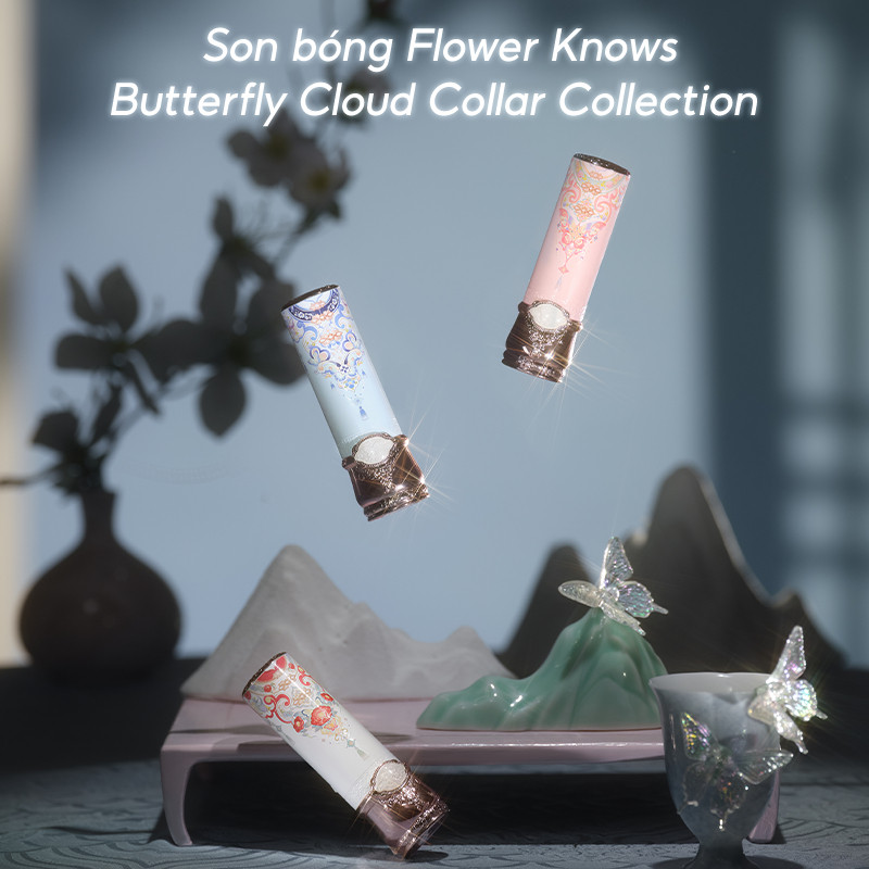 Ảnh Flower Knows Son môi Butterfly Cloud Collar Collection 3.5g 2