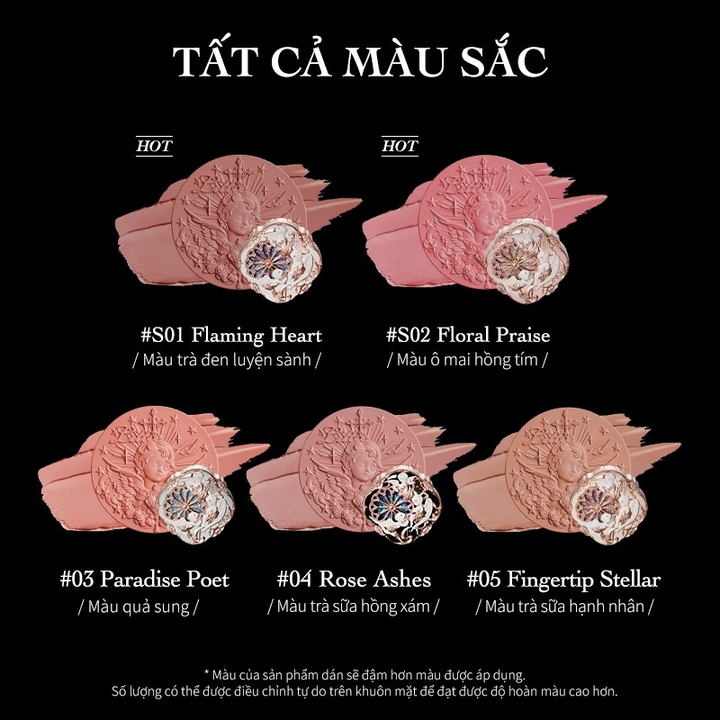 Ảnh Má hồng Flower Knows dạng kem hình thiên thần nhỏ 6g 4