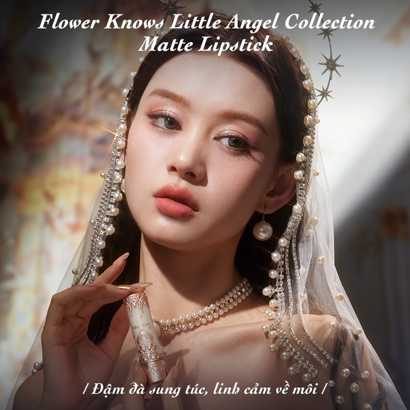 Ảnh Son lì FLOWER KNOWS bộ sưu tập thiên thần nhỏ 3.5g 2