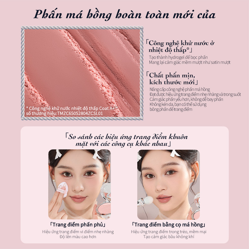 Ảnh Phấn má hồng FLOWER KNOWS hình thiên nga 5g 3
