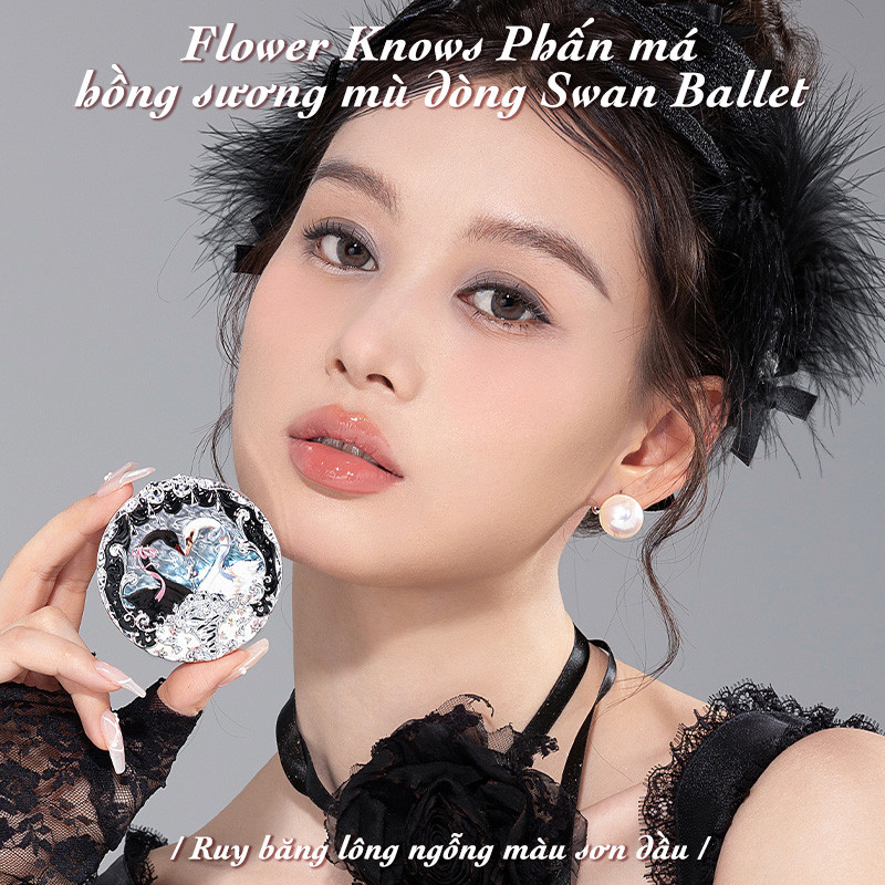 Ảnh Phấn má hồng FLOWER KNOWS hình thiên nga 5g 2
