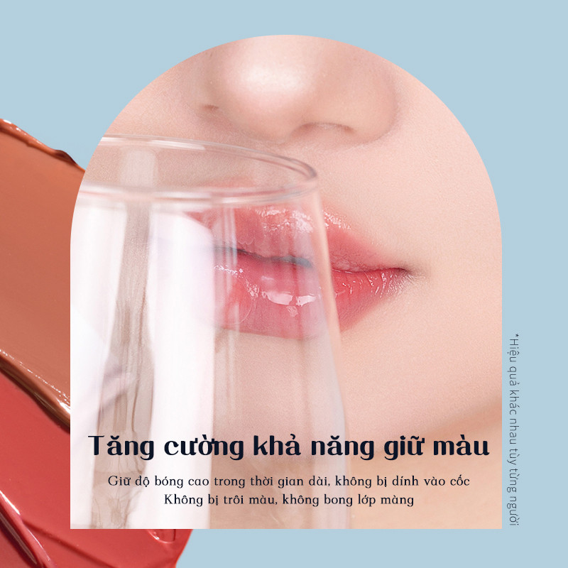 Ảnh Son bóng dạng lỏng 3.5ml FLOWER KNOWS series Mỹ nhân ngư ánh trăng 4